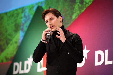 Pavel Durov - Vkontakte na konferenci v Mnichově